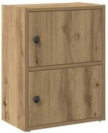 vidaXL B&uuml;cherregal B&uuml;cherregal Artisan-Eiche 40x24x52 cm Holzwerkstoff, 1-tlg.