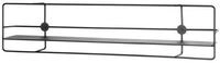 HAKU Wandregal NISSEDAL 1 Wandregal Schwarz - Metall - H. 21cm x B. 90cm,