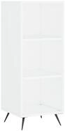 vidaXL Standregal Regalschrank Wei&szlig; 34,5x32,5x90 cm Holzwerkstoff, 1-tlg.