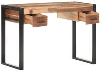 vidaXL Schreibtisch, B&uuml;rotisch Computertisch 110x50x76 cm Massivholz mit
