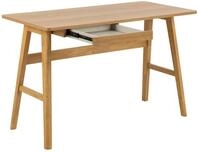 ACTONA GROUP Schreibtisch Barnett, Schreibtisch, Schublade matt Eiche Lack