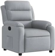 vidaXL Sessel Relaxsessel Hellgrau Stoff (1-St)