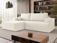 MIRJAN24 Ecksofa Mivo, mit Schlaffunktion und Bettkasten, 266x163x93 cm,...