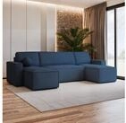 Masseno Ecksofa PESANO mit Schlaffunktion U-Form, Sofa mit Bettkasten