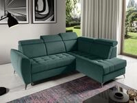 Beautysofa Ecksofa Aurora II &ndash; mit verstellbaren Kopfst&uuml;tzen, Schlaffunktion...