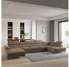 Masseno Ecksofa MONTIVA mit Schlaffunktion U-Form, Sofa mit Bettkasten