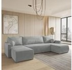 Masseno Ecksofa TESSUN mit Schlaffunktion U-Form, Sofa mit Bettkasten