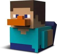 Numskull Badespielzeug Minecraft Tubbz PVC Figur Steve 1st Edition 10 cm (1-tlg),