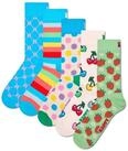 Happy Socks Kurzsocken Unisex Socken 5er Pack Baumwolle (Packung, 5er Pack)