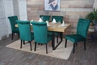 MCW Esszimmerstuhl MCW-D22-6 (Set, 6 St), 6er-Set, Sitzbezug mit Knopfsteppung,