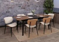 MCW Esszimmerstuhl MCW-O45-K-6 (Set, 6 St), Einfacher Aufbau (F&uuml;&szlig;e montieren)