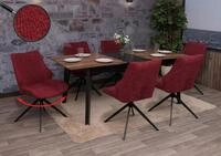 MCW Esszimmerstuhl MCW-O48-6 (Set, 6 St), Stativgestell, Mit h&ouml;henverstellbaren