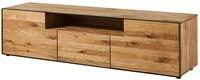 Massivmoebel24 Lowboard STARNBERG (Massivholz), Wildeiche 201x53x55 natur ge&ouml;lt