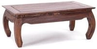 DESIGN DELIGHTS Couchtisch OPIUMTISCH "EAST", 100x60cm (BxT), Altholz massiv,