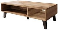 MIRJAN24 Couchtisch Nord (mit Ablagefach), Holz-Optik