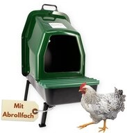 GarPet Vogelk&auml;fig Legenester f&uuml;r H&uuml;hner mit F&uuml;&szlig;en Legenest Kunststoff Abrollnest