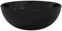 vidaXL Waschbecken 30 x 12 cm Waschbecken Hartglas 30x12 cm Schwarz