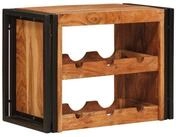 vidaXL Weinregal Weinregal Braun 60 x 45 x 33 cm Massivholz, 1-tlg.