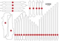 KS Tools Werkzeugkoffer Leere Schaumstoffeinlage zu 811.0049 (811.0049-97)