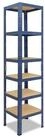 shelfplaza Schwerlastregal HOME, 230x45x45cm blau, 6 B&ouml;den, Kellerregal,