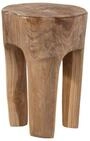Massivmoebel24 Hocker UNIKA (Hocker Teak Wurzel 30x30x40 natur lackiert UNIKA...