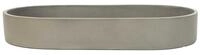 VIVANNO Pflanzschale Fiberglas SOLENA Schale - Betongrau Beton-Design (1 St),...