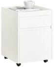 SoBuy Aktenschrank FBT121 Rollcontainer B&uuml;rowagen Aktenwagen Beistelltisch