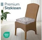 Beautissu Stuhlkissen 2er Set Bodenkissen Sitzkissen Mila, 50x50cm, Taupe,