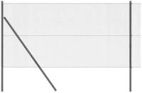 vidaXL Gartenzaun Ground Fix Geschwei&szlig;ter Drahtzaun 50 x 1 m (B x H), (1-St)