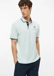 s.Oliver Kurzarmshirt Polo-Shirt Poloshirt aus Baumwollpiqu&eacute; mit Kontrast-Details