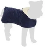 Flamingo Hundemantel Wintermantel Koda dunkelblau blau R&uuml;ckenl&auml;nge: 45 cm