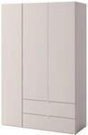 MIRJAN24 Kleiderschrank Sigma 3D2S SG01 (mit drei Dreht&uuml;ren und zwei...