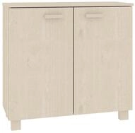 vidaXL Sideboard Sideboard HAMAR Honigbraun 85x35x80 cm Massivholz Kiefer (1 St)