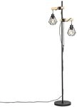 Qazqa Stehlampe Chon, ohne Leuchtmittel, Warmwei&szlig;, QAZQA Stehlampe, e27,...