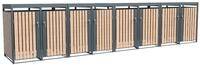 WESTMANN M&uuml;lltonnenbox Planta (1 St), Platz f&uuml;r 8 M&uuml;lltonnen je 140/240 L, LxBxH