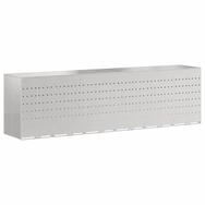 vidaXL M&uuml;lltonnenbox Wagenm&uuml;llbeh&auml;lter f&uuml;r 6 Beh&auml;lter Edelstahl Silber (1...