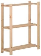 vidaXL Mehrzweckregal 60 x 285 x 90 cm Lagerregal mit 3 B&ouml;den 60x28,5x90 cm