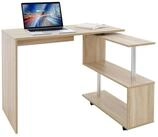 ML-DESIGN Schreibtisch Eckschreibtisch drehbar 90&deg; mit 4 leichtg&auml;ngige Rollen