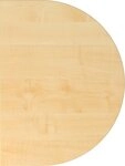 HAMMERBACHER Schreibtisch Anbautisch mit Fu&szlig;/Konsole doppelt 60x80cm...