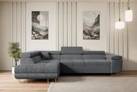ALTDECOR Ecksofa GUSA-L, Couch mit Schlaffunktion, Wohnzimmer - Wohnlandschaft,