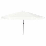 vidaXL Sonnenschirm Garten-Sonnenschirm Sand 394 x 394 x 248 cm Polyester und Stahl