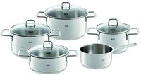 Fissler Topf-Set LumiTherm, Edelstahl 18/10 (Set, 9-tlg., 3 Kocht&ouml;pfe, 1 Bratentopf,