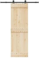 vidaXL T&uuml;rbeschlag, Schiebet&uuml;rbeschlag-Set 152,5 cm Stahl Schwarz