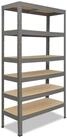 shelfplaza Schwerlastregal PROFI, 200x60x30cm grau, 6 B&ouml;den, Werkstattregal...