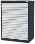 Simplaflex Werkzeugschrank Simplaflex Schubladenschrank, 11 Schubladen, BxTxH