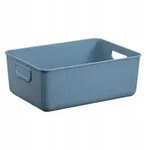 Plast Team Aufbewahrungsbox Akita Vorratsbeh&auml;lter blau 10 l | 36 cm x 25.6 cm...
