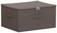 vidaXL Aufbewahrungsbox Aufbewahrungsbox Grau 43 x 34 x 23 cm Vliesstoff (1 St)