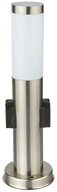 GLOBO LIGHTING LED Au&szlig;en-Stehlampe, Leuchtmittel inklusive, Warmwei&szlig;, LED Edelstahl