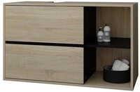LuxeBath Waschbeckenunterschrank Waschtischunterschrank aus MDF-Holz, Badezimmer
