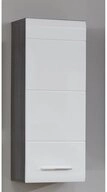 trendteam H&auml;ngeschrank Oberschrank Schrank Wandschrank Wei&szlig;/Rauchsilber...